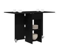 vidaXL Table à dîner 115 x 70 x 75 cm Bois d'ingénierie Chêne Noir, Table à Manger rectangulaire Moderne réglable, pour Maison, Cuisine, Salon, Pratique et Gain de Place