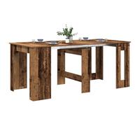 vidaXL Table à dîner 180 x 85 x 75 cm Bois d'ingénierie Bois Ancien, Salle à Manger Moderne, Table rectangulaire Extensible, Surface Pratique, pièce maîtresse résistante à l'eau