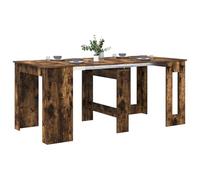 vidaXL Table à dîner 180 x 85 x 75 cm Bois d'ingénierie Chêne fumé, Salle à Manger Moderne, Table rectangulaire Extensible, Surface Pratique, pièce maîtresse résistante à l'eau