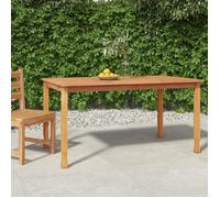 Vidaxl Table À Dîner De Jardin 150x90x75 Cm Bois Massif De Teck