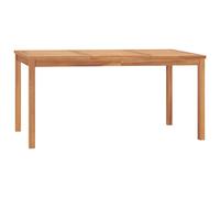 Vidaxl Table À Dîner De Jardin 160x80x77 Cm Bois De Teck Solide