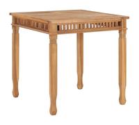 Vidaxl Table À Dîner De Jardin 80x80x80 Cm Bois De Teck Solide