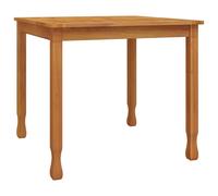 Vidaxl Table À Dîner De Jardin 85x85x75 Cm Bois Massif De Teck
