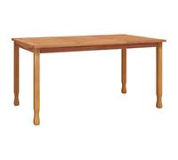 Table à dîner de jardin 150x90x75 cm bois massif de teck
