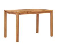 vidaXL Table à dîner de jardin 120×70×77 cm Bois de teck solide