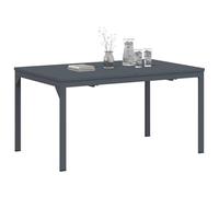 vidaXL Table d'extension en acier 210x90x73 cm pliable anthracite résistante aux intempéries