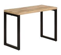 vidaXL Table à Dîner Table de Salle à Manger Table de Cuisine Meuble de Bistrot Pub Intérieur 110x50x76 cm Bois de Manguier Massif