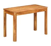 Vidaxl Table À Manger 110x55x76 Cm Bois D'acacia Massif Marron