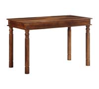 vidaXL Table à manger 120x60x77 cm bois massif d'acacia Marron