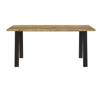 Vidaxl Table À Manger 150x90x75 Cm Bois D'acacia Solide Marron