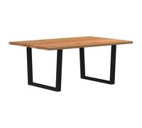vidaXL Table à manger 180x120x74 cm bois de chêne massif rectangulaire, table de cuisine, table de restaurant, bureau, table à dîner, meuble à manger