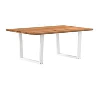 Vidaxl Table À Manger 180x120x74 Cm Bois De Chêne Massif Rectangulaire