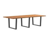 vidaXL Table à Manger 280x120x74 cm Bois de chêne Massif rectangulaire, Table de Cuisine, Table de Restaurant, Bureau, Table à dîner, Meuble à Manger