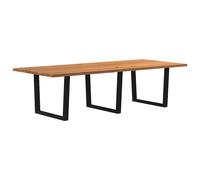 vidaXL Table à Manger 280x120x74 cm Bois de chêne Massif rectangulaire, Table de Cuisine, Table de Restaurant, Bureau, Table à dîner, Meuble à Manger