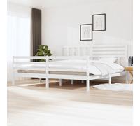 Vidaxl Table À Manger Blanc 110x55x75 Cm Bois Massif De Pin Blanc