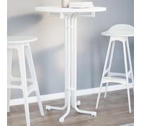 Table a manger fixe sans tiroir 2 personnes rond en Bois L 70 cm