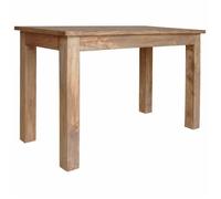 vidaXL Table à manger bois d'acajou massif 120x60x77 cm 244496