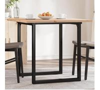 vidaXL Table à Manger Cadre en O, Table à Dîner, Table de Repas Cuisine Restaurant Intérieur, 90x90x75,5cm Bois de Pin 3282740