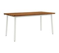 vidaXL Table à Manger carrée 160 x 70 x 75 cm Bois d'Acacia Massif
