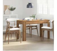 vidaXL Table à manger chêne artisanal 120x60x76 cm bois d'ingénierie, table, table de dîner, meuble à manger, table de 855903