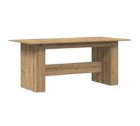 vidaXL Table à manger Chêne artisanal 180×90×76 cm Bois d'ingénierie