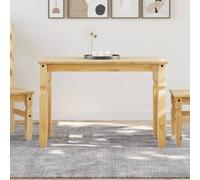 Vidaxl Table À Manger Corona 112x60x75 Cm Bois Massif De Pin Marron