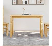 Vidaxl Table À Manger Corona 112x60x75 Cm Bois Massif De Pin Marron