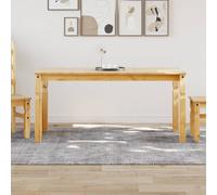 Vidaxl Table À Manger Corona 160x80x75 Cm Bois Massif De Pin Marron