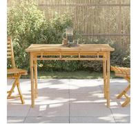 vidaXL Table à manger de jardin 368031 en bambou 110x55x75 cm