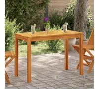 vidaXL Table à manger de jardin 110x55x75 cm bois massif d'acacia 366368