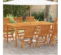 vidaXL Table à manger de jardin 180x90x75 cm bois massif d'acacia 366371