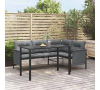 Ensemble de canapés de jardin 5 pièces en bois d'acacia massif