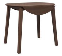 vidaXL Table à manger marron bois massif et caoutchouc, table de salle à manger, table à dîner, meuble à manger, table de 4102528