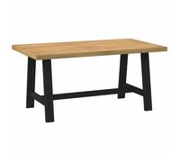 vidaXL Table à manger NOAIN – pieds en forme de A – massif pin 160x90x75 cm