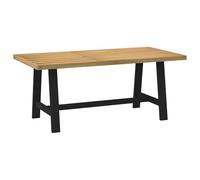 vidaXL Table à manger NOAIN – pieds en forme de A – massif pin 180x90x75 cm