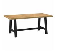 vidaXL Table à manger NOAIN – pieds en forme de A – massif pin 180x90x75 cm