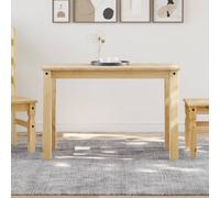 Vidaxl Table À Manger Panama 117x60x75 Cm Bois Massif De Pin Marron