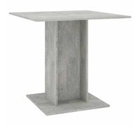 vidaXL Table de Salle à Manger Gris béton 80 x 80 x 75 cm Aggloméré