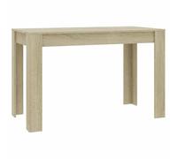 vidaXL Table à manger – Chêne Sonoma, bois d’ingénierie
