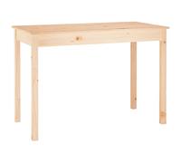 vidaXL Table à Manger Table de Comptoir Cuisine Table de Salle à Manger Meuble de Restaurant Intérieur 110x55x75 cm Bois Massif de Pin