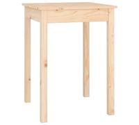 vidaXL Table à Manger Table de Comptoir Cuisine Table de Salle à Manger Meuble de Restaurant Intérieur 55x55x75 cm Bois Massif de Pin