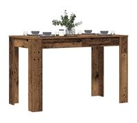 Vidaxl Table À Manger Vieux Bois 120x60x76 Cm Bois D'ingénierie Marron