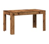 vidaXL Table à Manger Vieux Bois 140x74,5x76 cm Bois d'ingénierie