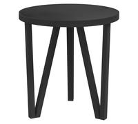 Table à thé Noir Ø35 cm MDF