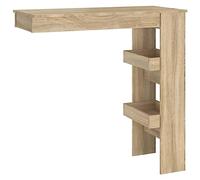 vidaXL Table Bar Murale Chêne Sonoma 102x45x103,5 cm Bois d'ingénierie