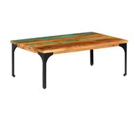 Table Basse 100 X 60 X 35 Cm Bois De Récupération Solide