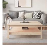 vidaXL Table basse 100x100x40 cm Bois massif de pin 814294