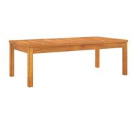 vidaXL Table basse en acacia massif 100x50x33 cm – pour extérieur