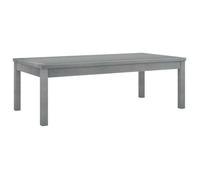 Table basse 100x50x33 cm Gris Bois d acacia solide Gris G