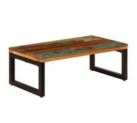 vidaXL Table basse 100x50x35 cm Bois de récupération solide et acier